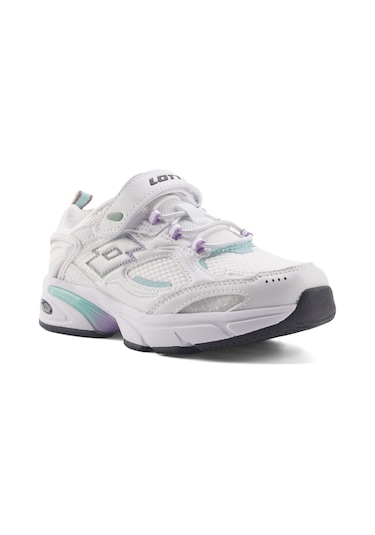 Lotto Norwell G Ps 4fx Beyaz Kız Çocuk Koşu Ayakkabısı 000000000101503138 Beyaz - Gümüş