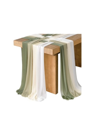 Homyl Düğün Kemeri Drapaj Masa Koşucusu Arka Plan Temalı Şampanya