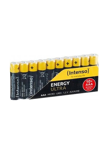 Intenso Energy Ultra AAA LR03 10adet İnce Kalem Pil