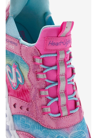Skechers İnfinite Heart Lights Büyük Kız Çocuk Pembe Işıklı Spor Ayakkabı 303755l Pkmt Pembe