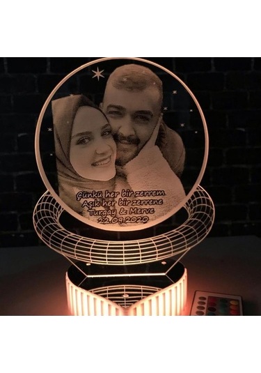 Sevgililer Günü Anneler Günü Hediyesi 16 Renkli Kumandalı