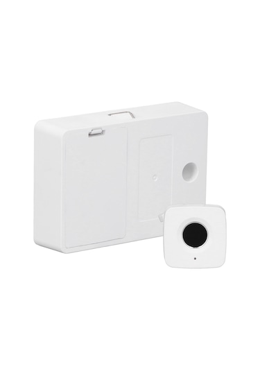 Geeroyoo Beyaz Yarı Gömülü Parmak İzi Çekmece Kilit - 360 Tanı, 0.5sn Hızlı Açma, Usb Acil Şarj, Anahtarsız Kullanım Pil Dahil Değil