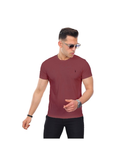 Kozik Standart Fit Bisiklet Yaka Erkek Tişört 5'li Çok Renkli 8975 Çok Renkli