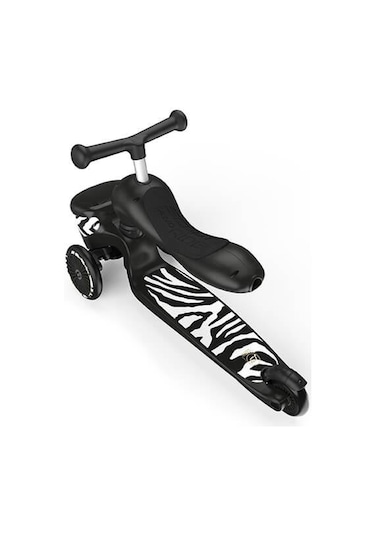 Scoot And Ride Highwaykick 1 Lifestyle Scooter - Zebra 210621-96606 Siyah
