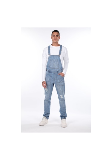 Erkek Jean Tulum Pantolon Mavi