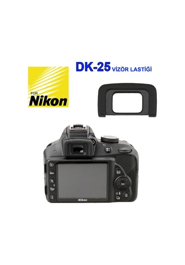 Raypro Nikon D3300 D3400 D3500 D5300 D5500 D5600 Dk-25 Vizör Lastiği