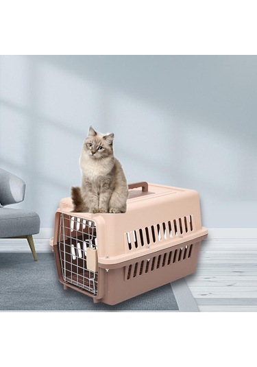 Homyl Sert Taraflı Seyahat Taşıyıcı Kahverengi-beden-s