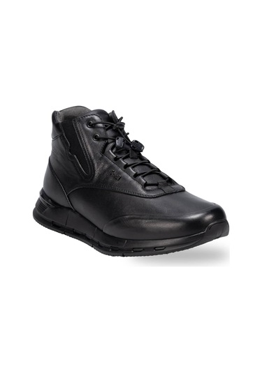 Forelli 46604-g Actıve Siyah Erkek Hakiki Deri Bot Siyah