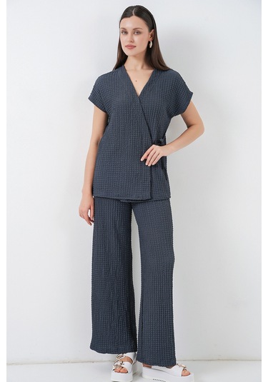 Bigdart Kadın Örme İkili Takım 30064 - Antrasit