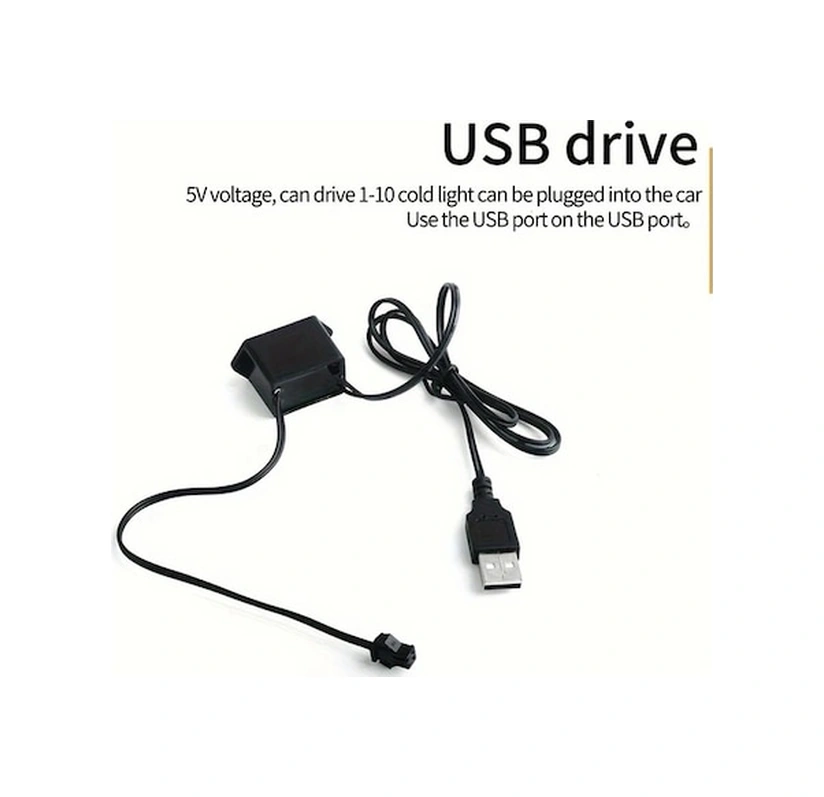 Trendooze Turcoshop11 Kırmızı Turuncu 118.11 İnç Esnek Led Neon Işık Şeridi Araç İçi Dekor Sadece Ev Dekor