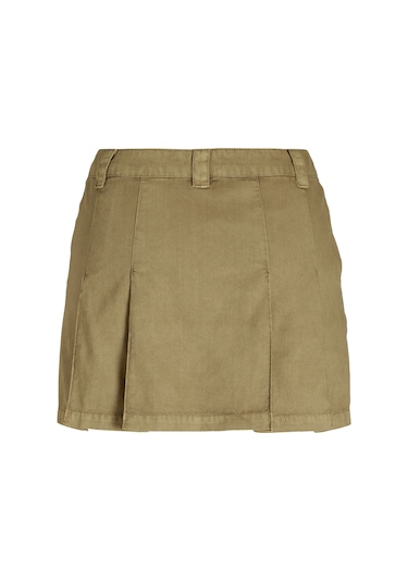 Jack & Jones Kadın Mini Boy Pileli Etek - Alexia - 12271679 Kelp Çok Renkli