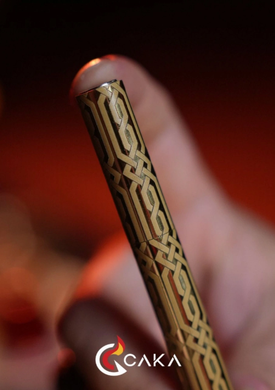 Caka Lighter Catena Gold Çakmak Gold