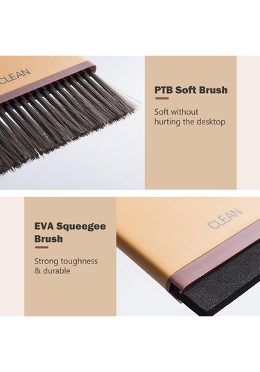 Yumuşak Kıllar Fırça Pencere Çekçek Mini El Süpürgesi Hafif Temiz Fırça