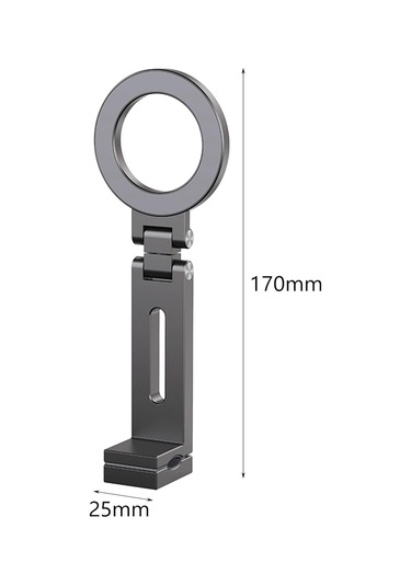 Suntek Manyetik Masaüstü Telefon Tutucu Braketi Montaj Gri