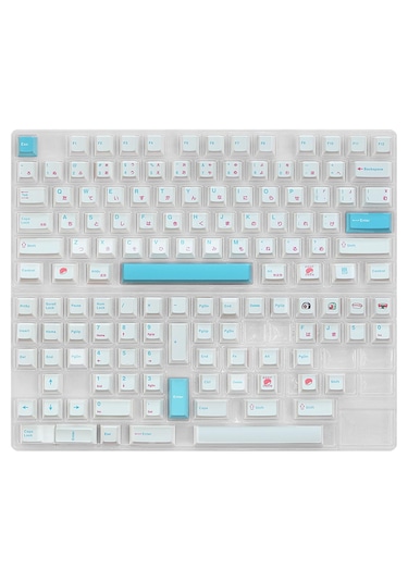 Homyl 135 Keys Pbt Keycaps Mekanik Klavye Için Cherry Mx Japonca