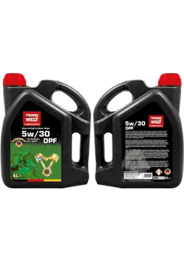 Technowelt 5W-30 Partıkullu DPF API: SM/CF Motor Yağı