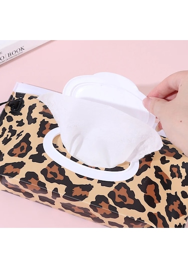 C-eva Islak Mendil Çanta Çevirme Kapağı Snap-askı Mendil Tutucu Kılıf Ev Taşınabilir Doldurulabilir Islak Mendil Kese Doku Kutusu Arabası Aksesuarları