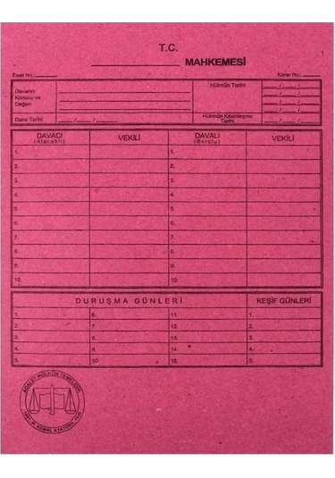 Ful Eko Mahkeme Dava Dosyası 50'li