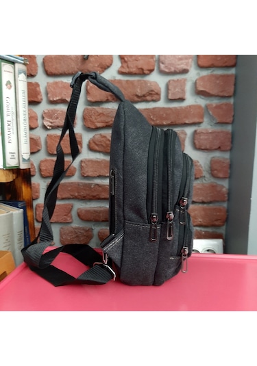 Escape Erkek Çapraz Göğüs Çantası 3530 Gvn-0068 Anrasit