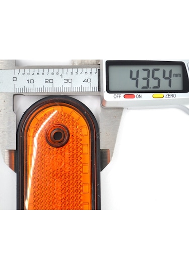 5 Adet 12v-24v Dorse Led İşaret Pozisyon Etek Lamba Turuncu Reflektör E37