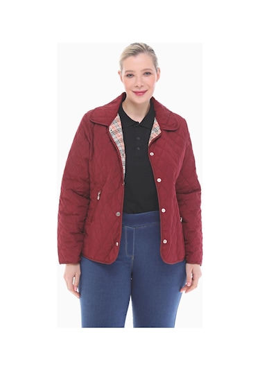 Vetre Bb Bordo Mevsimlik Kapitone Mont 1039 Bordo
