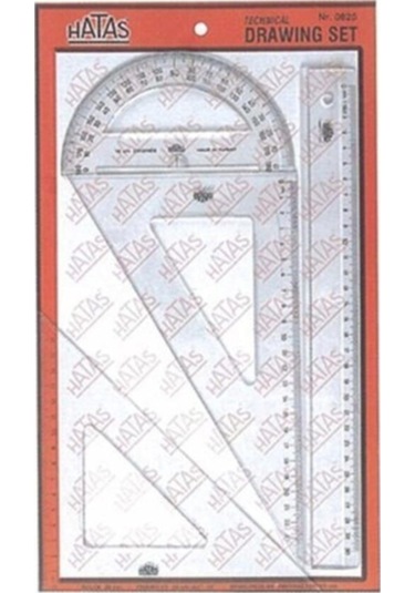 Hataş Öğrenci Tipi Teknik Okul Çizim Takımı 26Cm
