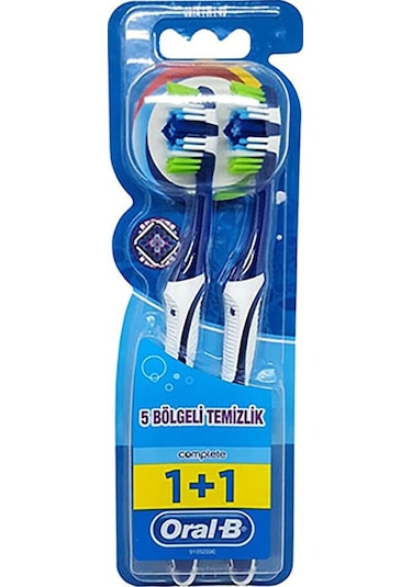 Oral-B Complete 5 Bölgeli Temizlik 1+1 Diş Fırçası Medium