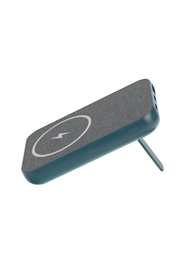 S-lınk P50 5000mah 22.5w Magsafe Standlı Taşınabilir Şarj Cihazı Powerbank Yeşil Yeşil