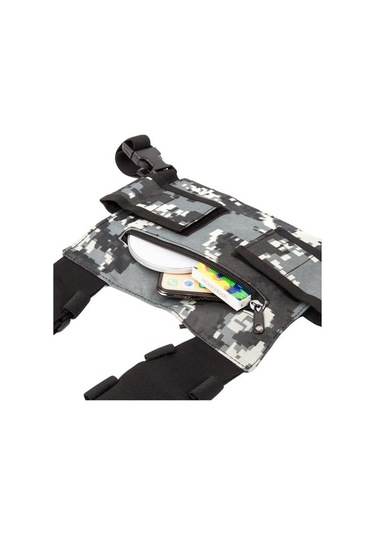 Pazly Yinitone Çok İşlevli İnterkom Göğüs Çantası - Hafif & Su Geçirmez Naylon Mavi