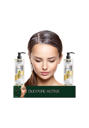 Duo Pure Active Herbal Extract Saç Dökülmesine Karşı Saç Bakım Maskesi 250 ML