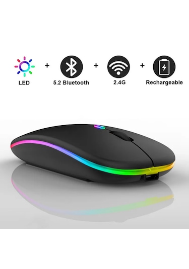 Sonex A2N RGB Kablosuz Bluetooth Lazer Mouse