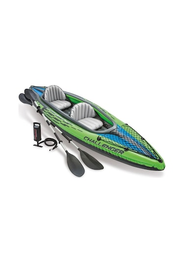 İntex Challenger K2 Çift Kişilik Şişme Kano Set (115 Kg) ( 351 x Çok Renkli