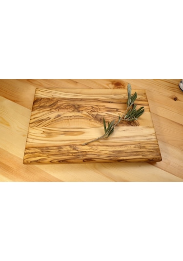 Zeytin Ağacı Ahşap Küçük Kesme Sunum Mutfak Tahtası