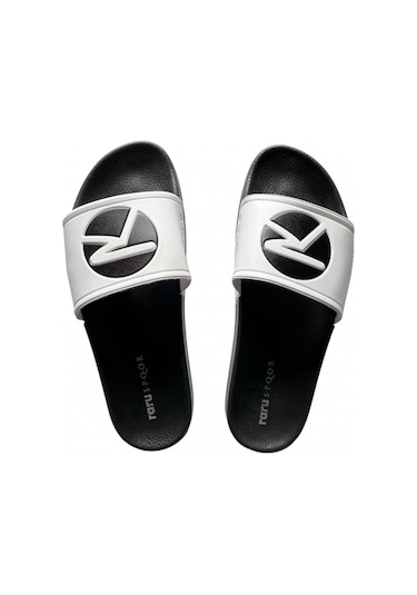 Raru Unisex Terlik Jora Beyaz Beyaz