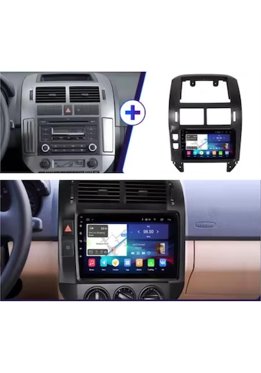 Volkswagen Polo Android Multimedya Sistemi 4-64 Clarion 2005-2009