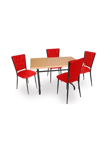 Beymobilya Bahçe Ve Balkon Masa Takımı Valerya Werzalit - Kapitoneli (70X120 (535600841) Bej