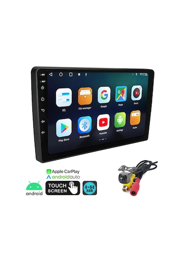 9'' Android Oto Tablet 4-64 Kameralı Rose Dc-8509bt-464