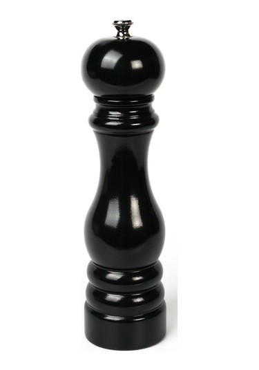 Siyah Ahşap Tuz Ve Karabiber El Değirmeni Öğütücü Grinder 22 Cm Siyah