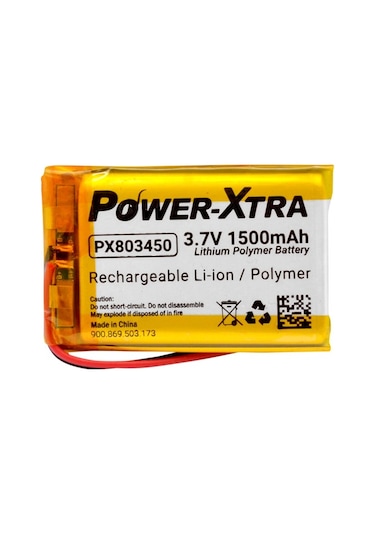 Power-Xtra PX803450 3.7V 1500 mAh Li-Polymer Pil