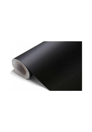 Mat Siyah Yapışkanlı Kaplama Folyosu 122 Cm X 9 Mt