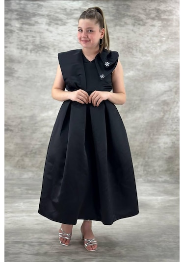 Mihrimah Model Kız Çocuk Abiye Elbise 001