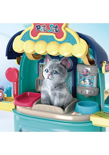 Ogi Mogi Toys Evcil Hayvan Oyun Seti Tekerlekli Çekçekli Sırt Çantası