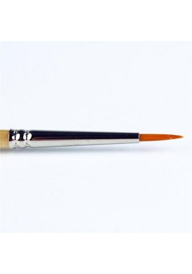 Hobbytime 782 No.1 Yuvarlak Saplı, Kolibri, Sentetik Kıllı Boya Fırçası-35415