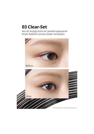 Peripera Ink Black Cara Choigosim 03 Clear-Set Curling