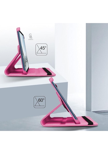 Lenovo Tab M11 Tb-330fu Uyumlu Kılıf Dönebilen Standlı Tablet Kılıfı + Ekran Koruyucu + Kalem