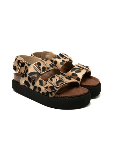 Terlik Kadın Felına G106330 Genuins Vegan Leopard Vegan Leopard