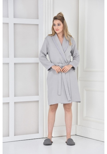 Ecocotton Alessa Kadın Pike Bornoz