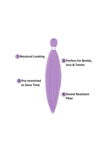 Mufunye 26 İnç Sentetik Örgü Saç, Gradyan Renkli Saç Örgüsü, Nzb002 Serisi Yüksek Isıya Dayanıklı Saç Modelleri