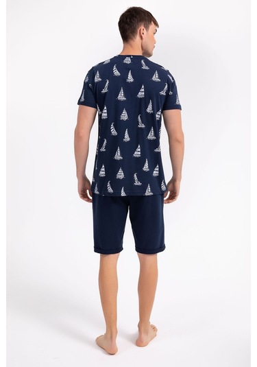 Arnetta Sailor Lacivert Erkek Bermuda Takım 001