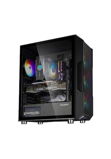Zalman I3 Neo Black Mesh Megamax 700w 80+ 4 12cm Rgb Fan Mid-t Gaming Oyuncu Kasası